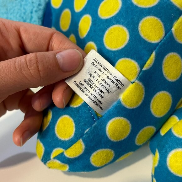 Jim Henson Pajanimals BLUE SQUACKY DUCK 12” Plush Animal Toy Sprout Tomy Vintage - Picture 7 of 16